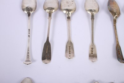 Lot 32 - A collection of primarily 19th century silver...