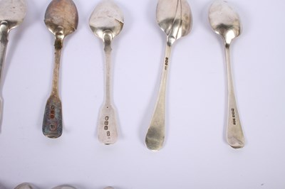 Lot 32 - A collection of primarily 19th century silver...