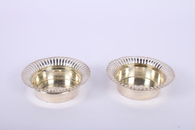 Lot 57 - A pair of George V pierced silver bon bon...