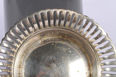 Lot 57 - A pair of George V pierced silver bon bon...
