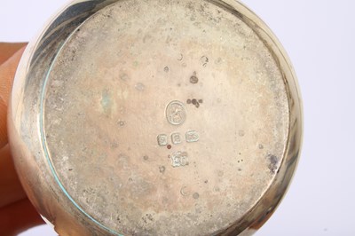 Lot 35 - A collection of silver items comprising an...