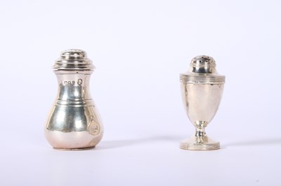 Lot 35 - A collection of silver items comprising an...