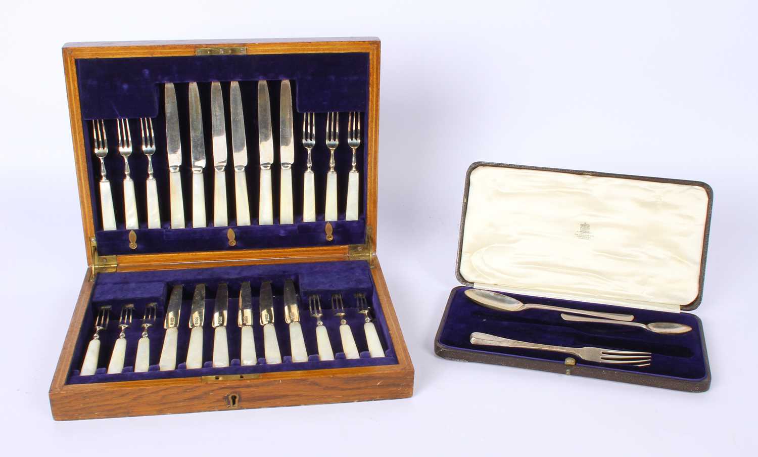 Lot 40 - A collection of silver comprising an early...