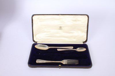 Lot 40 - A collection of silver comprising an early...