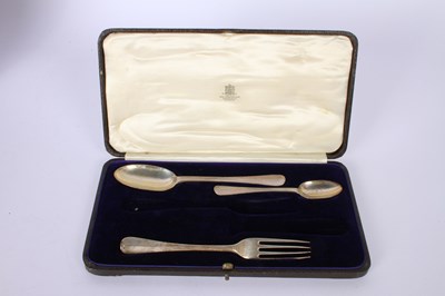 Lot 40 - A collection of silver comprising an early...