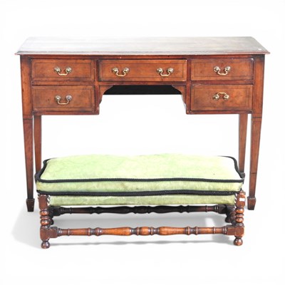 Lot 722 - A 19th century mahogany writing desk, 114cm...