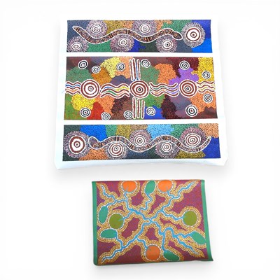 Lot 290 - Helen Dixon, Aboriginal, 20th century, Rainbow...