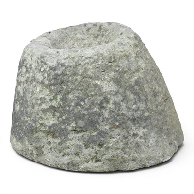 Lot 73 - A Yorkshire quern stone section, probably...