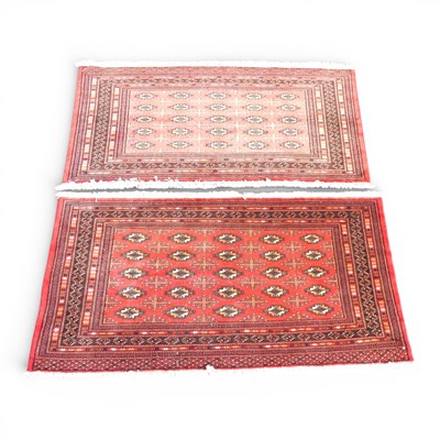Lot 588 - A pair of Persian Tekke Turkoman rugs, each...