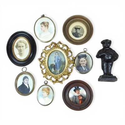 Lot 192 - English school, 19th century, portrait...