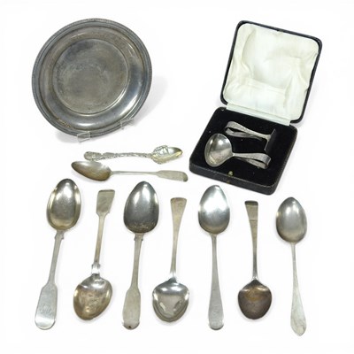 Lot 241 - An early 20th century silver circular dish,...