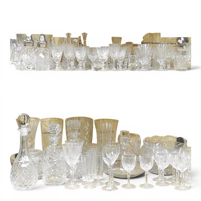 Lot 694 - A large collection of glassware, to include a...