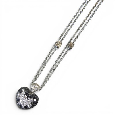 Lot 54 - An Italian Leo Pizzo 18 carat white gold,...