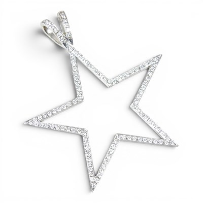 Lot 177 - A Theo Fennell 18 carat white gold and diamond...