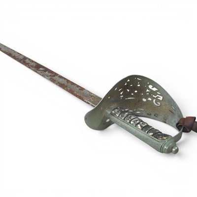 Lot 83 - A George V officer's sword, with a bound grip...