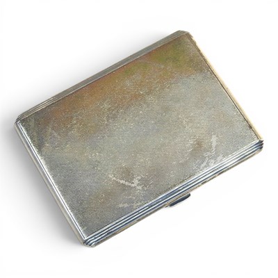 Lot 97 - An early 20th century silver pocket cigarette...