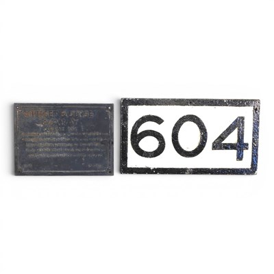 Lot 629 - A vintage Somerset and Dorset cast iron...