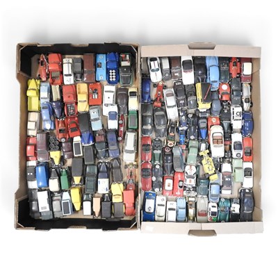 Lot 575 - A collection of diecast toy models cars,...
