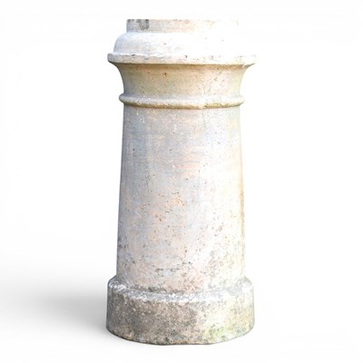 Lot 123 - A terracotta chimney pot, 75cm high