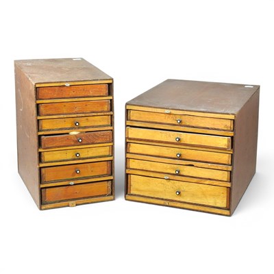 Lot 217 - A collector's cabinet, containing seashells,...