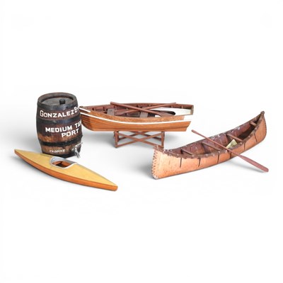 Lot 344 - A mid 20th century scratch built wooden model...