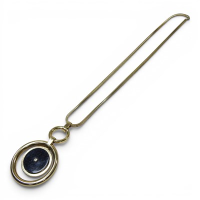 Lot 228 - A vintage Christian Dior gilt necklace, with a...