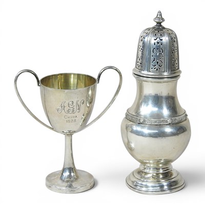 Lot 208 - An early 20th century silver sugar caster, of...