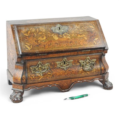 Lot 77 - A 19th century Dutch floral marquetry...