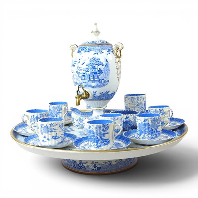 Lot 12 - A rare 19th century Copeland blue and white...