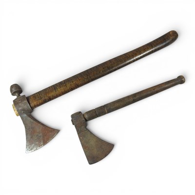 Lot 124 - A North American style pipe tomahawk, probably...