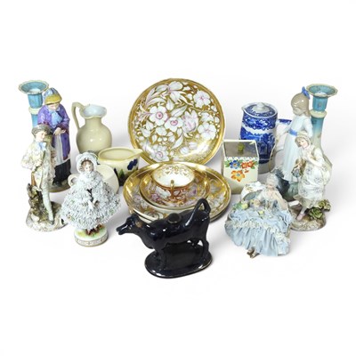 Lot 429 - A Royal Crown Derby porcelain figure of a lady,...
