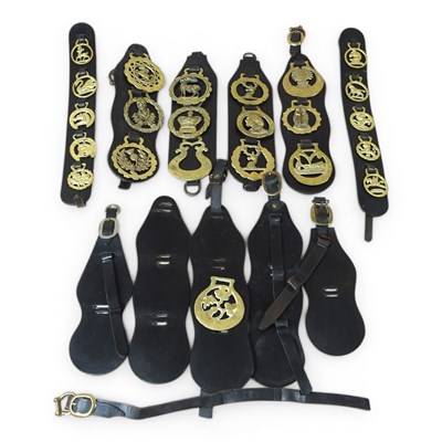 Lot 145 - A collection of horse brasses