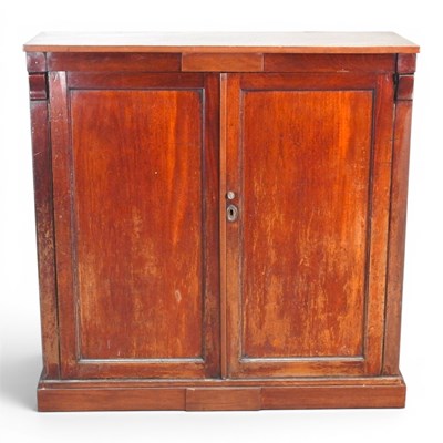 Lot 680 - A Victorian side cabinet, enclosed by a pair...