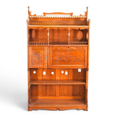 Lot 298 - A late 19th century Aesthetic style ash...