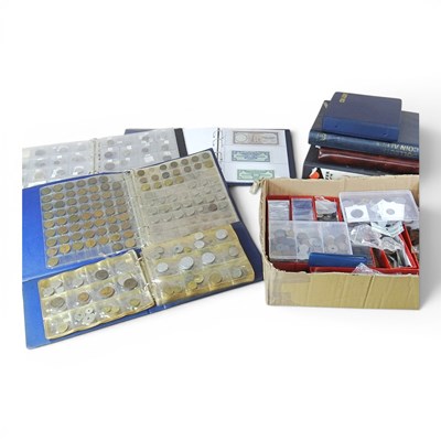 Lot 294 - A large collection of collection of coins and...