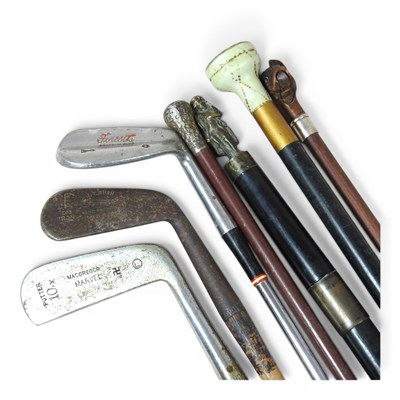 Lot 397 - An early 20th century novelty walking cane,...