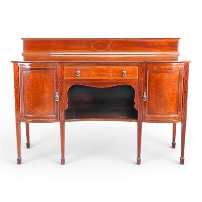 Lot 581 - An early 20th century mahogany and satinwood...