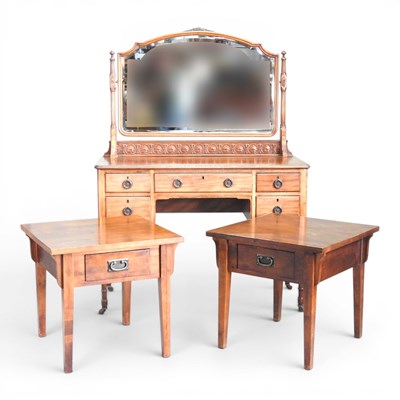Lot 597 - An Edwardian dressing table, with palmette...