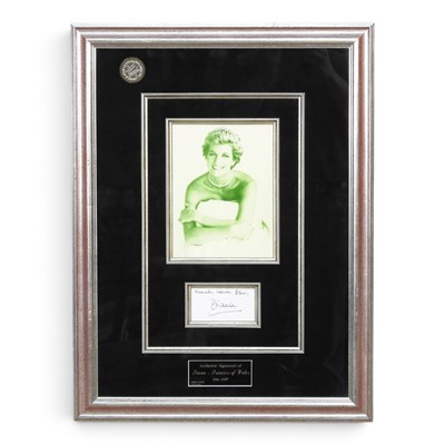 Lot 115 - The Authentic Signature of Diana - Princes of...