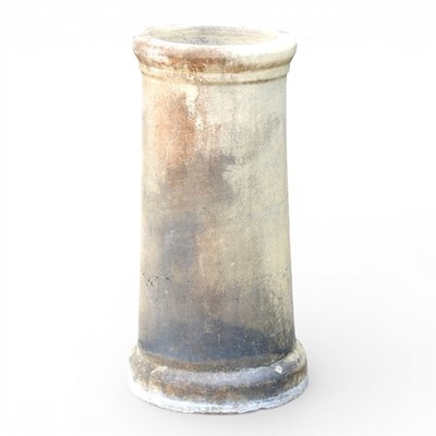Lot 261 - A terracotta chimney pot, 76cm high
