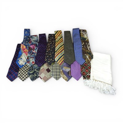 Lot 286 - A collection of silk neckties, to include an...