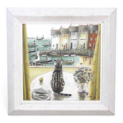 Lot 370 - Rebecca Lardner, b1972, Fish Supper, artist's...