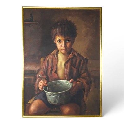 Lot 439 - Nello Jovine, b1936, The Empty Bowl, signed...