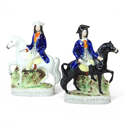 Lot 785 - A 19th century Staffordshire flatback figure...