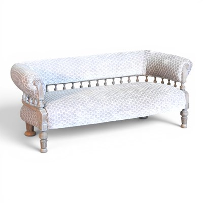 Lot 664 - A 19th century French and later grey painted...