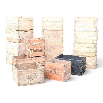 Lot 397 - A collection of wooden crates and boxes