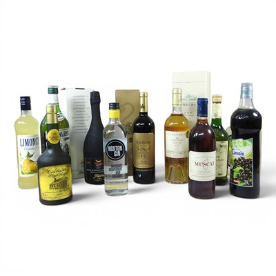 Lot 263 - A collection of wines and liqueurs, to include...