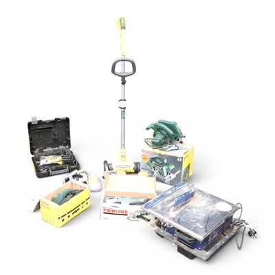 Lot 286 - A Ryobi cordless electric garden patio cleaner,...