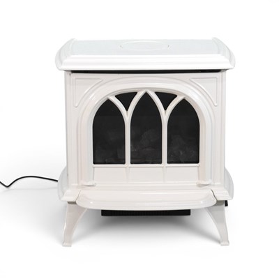 Lot 219 - A modern cream painted enamel electric heater,...