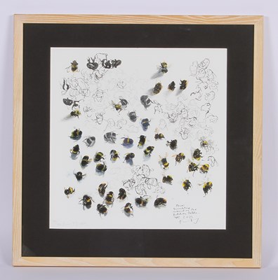 Lot 315 - Kurt Jackson, 'Bees bumbling around on the...